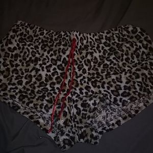 Cheetah print shorts